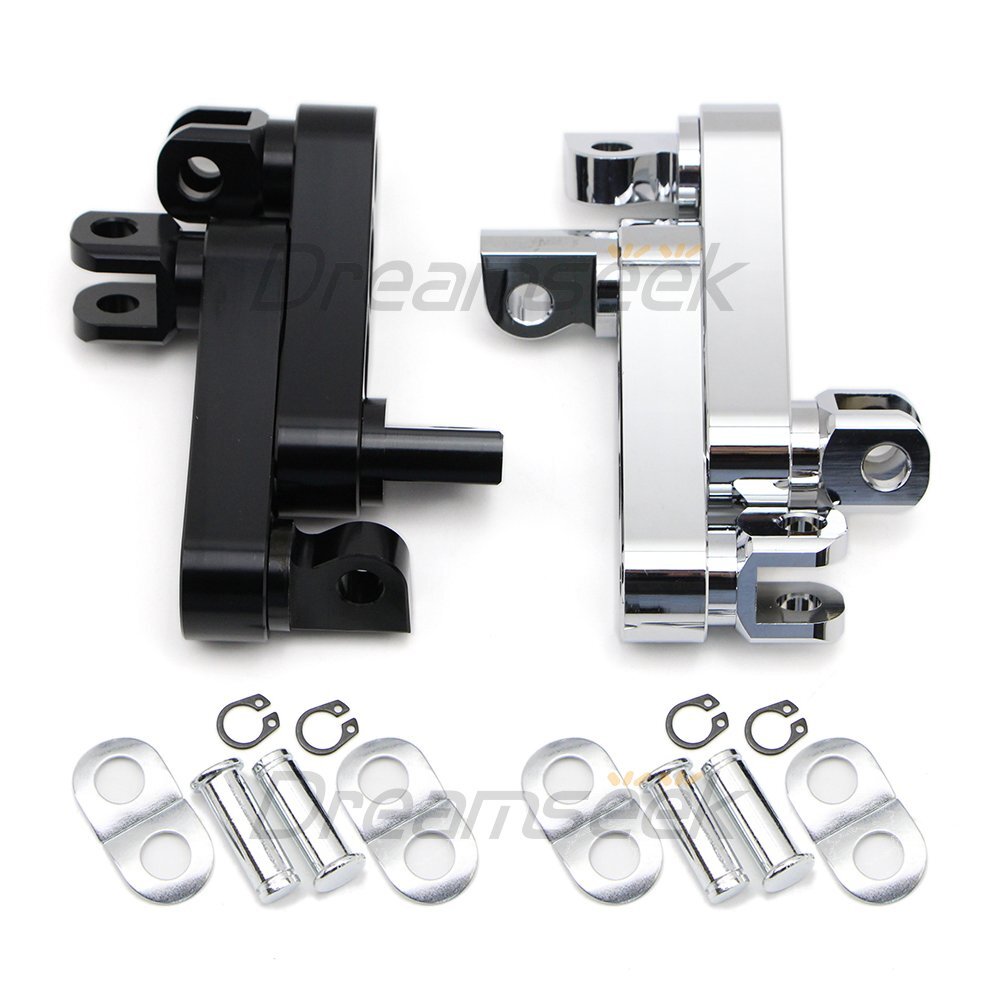 Footpegs Extension Male Mount for Harley Dyna Sportster Highway Footrest Bracket