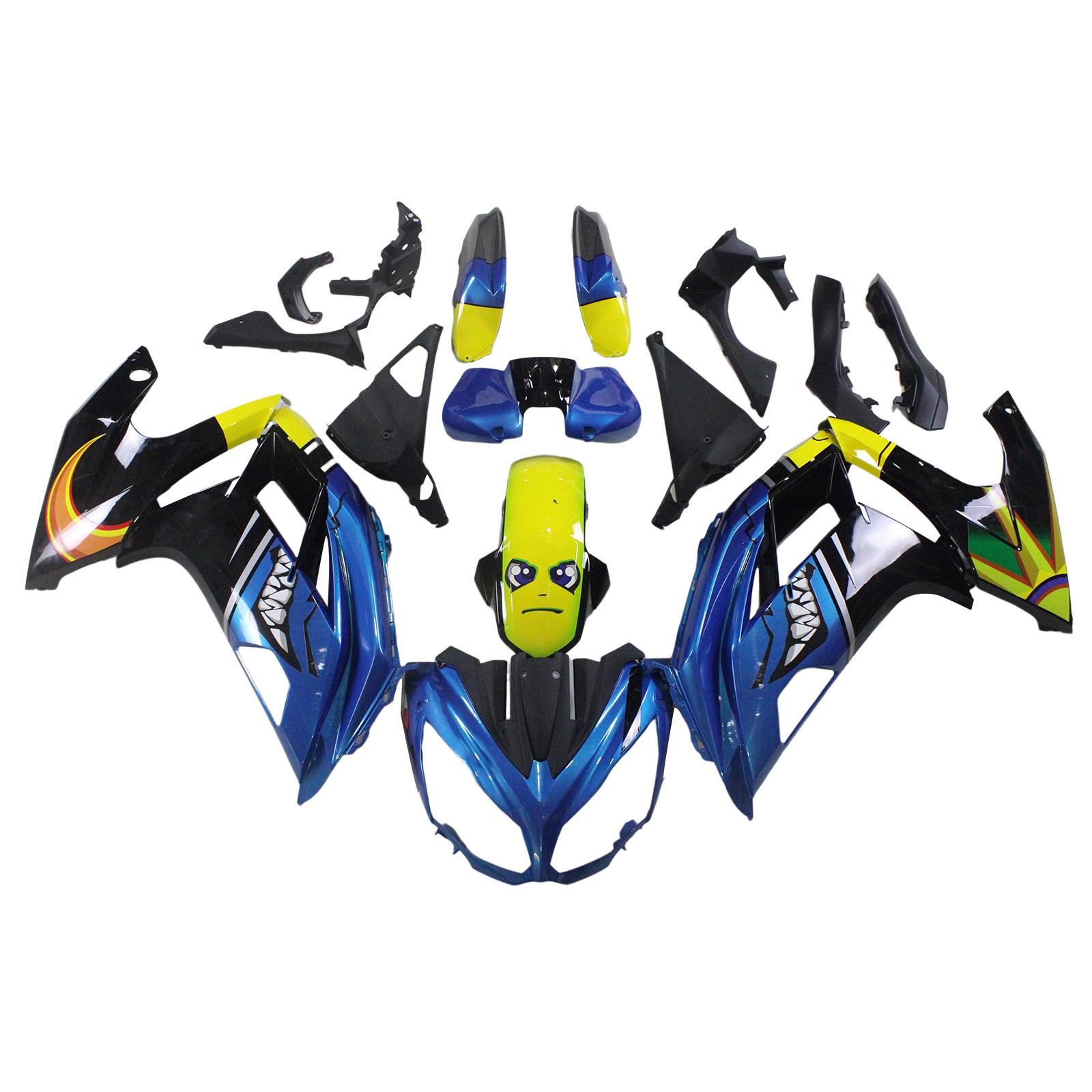 ABS Bodywork For Kawasaki Ninja 650 2012-2016 EX650 Fairings Plastic Body Kits
