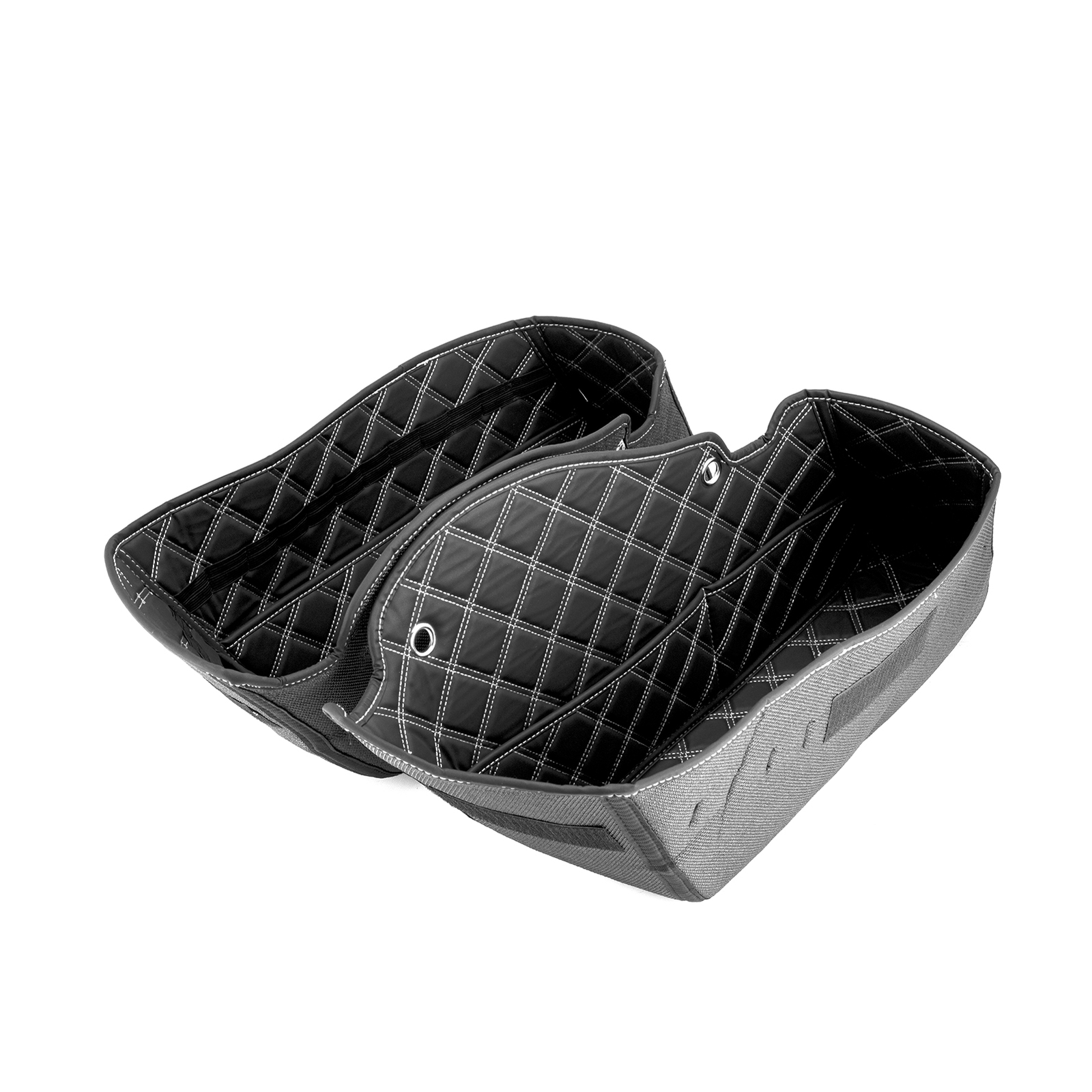 Saddlebag Liners with 4 Side Tool Pockets Organizers for Harley Road King 14-24