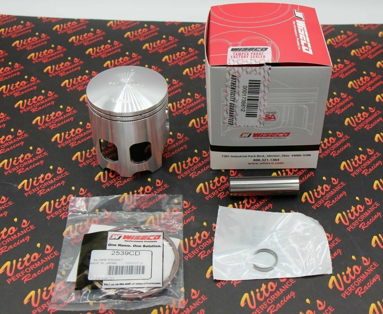 2 x Wiseco 573 pistons Yamaha Banshee Cheetah Cub Wampus Serval 4mm 68.00