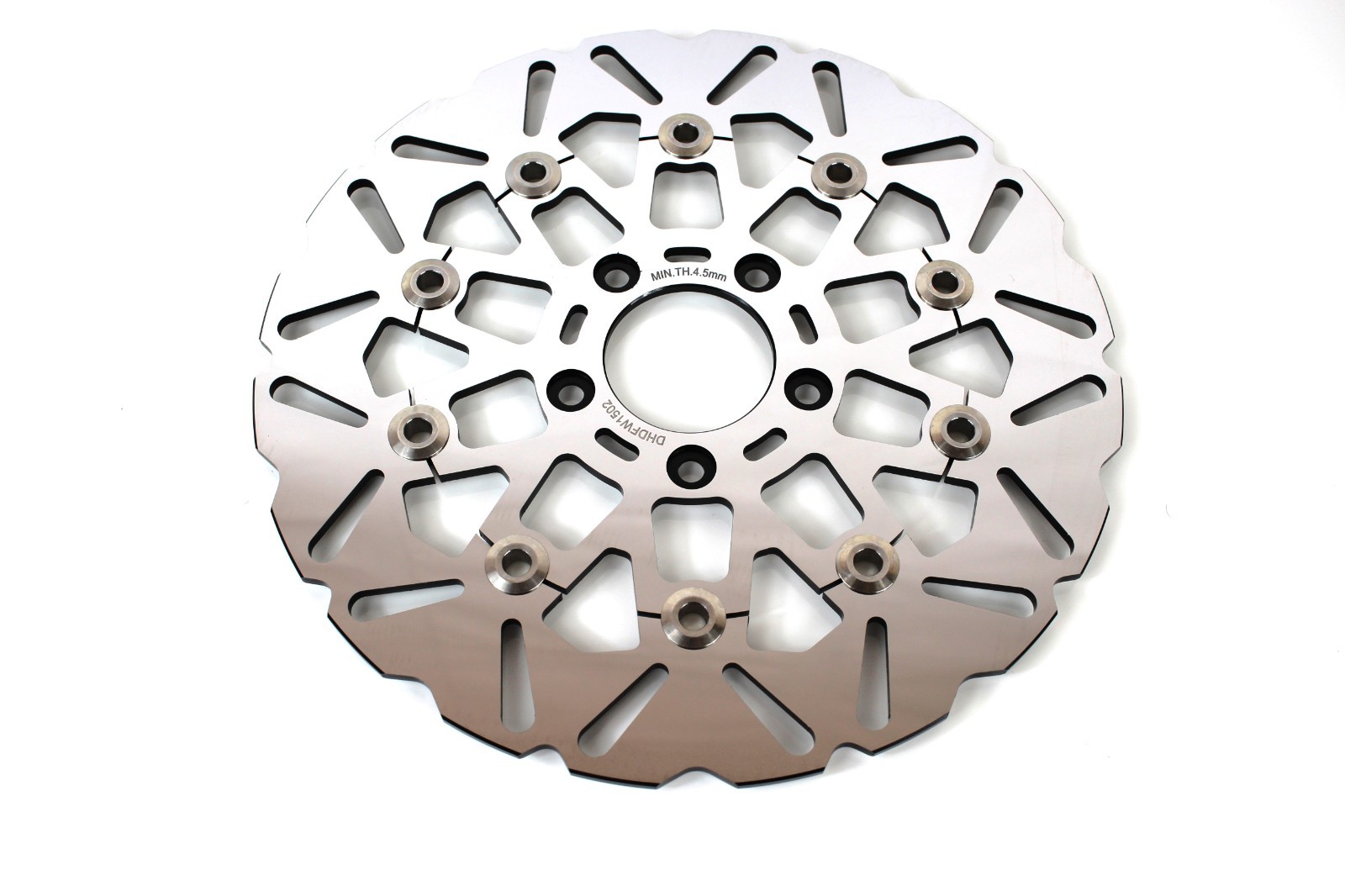 Front Brake Floating Rotors For Harley Road King Electra Glide 2000-2007 Polish