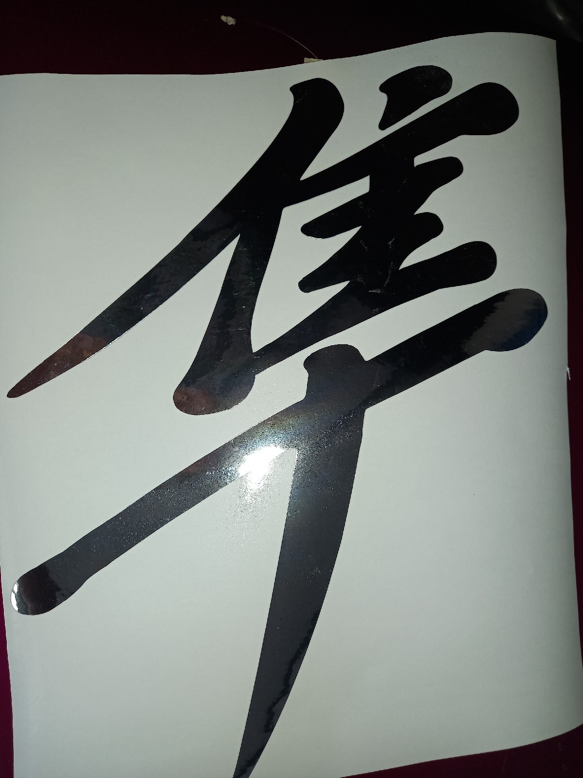 GSX 1300 R HAYABUSA SILVER CHROME SIDE FAIRING CUSTOM DECALS STICKERS