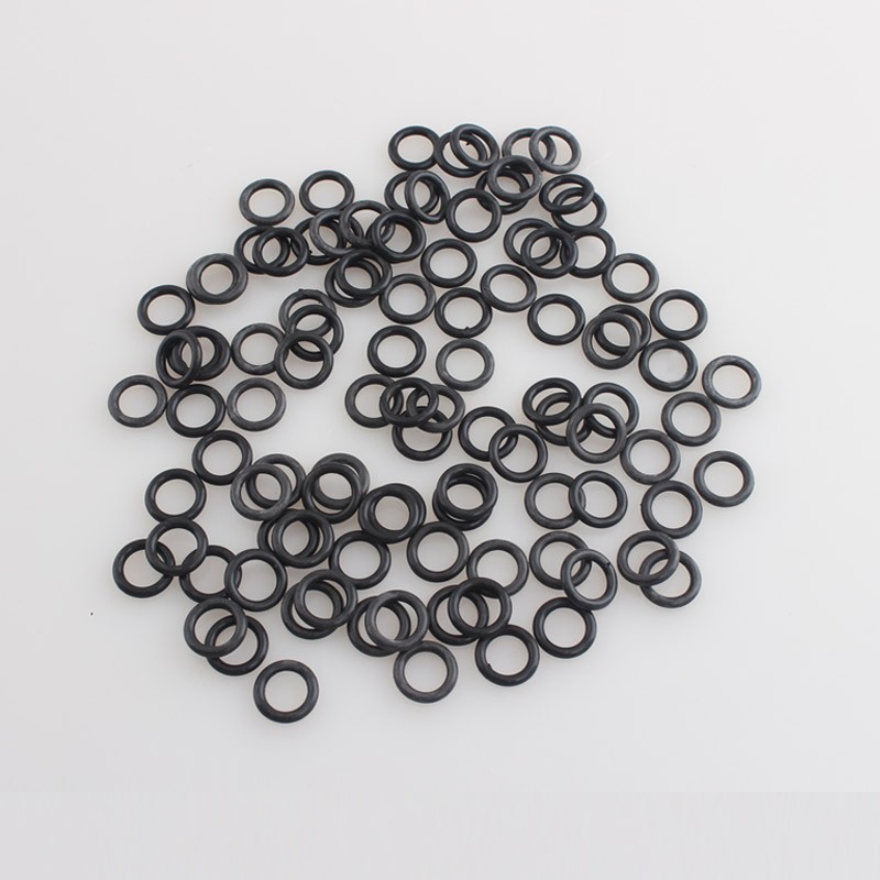 100pcs Black Rubber Oil Drain Plug O-ring Gasket For Harley Dyna Electra Glide