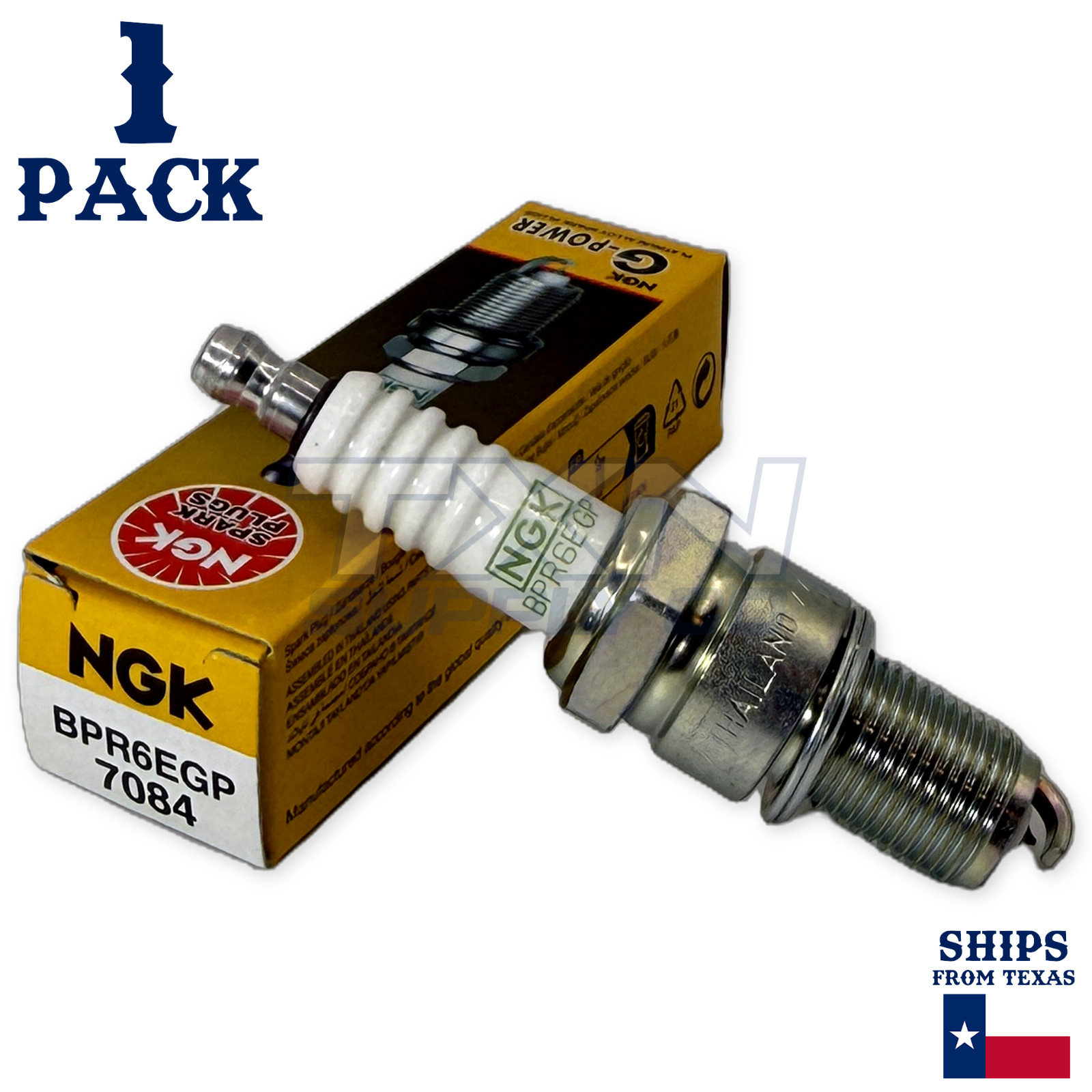NGK 7084 Spark Plug BPR6EGP – 1 Pack