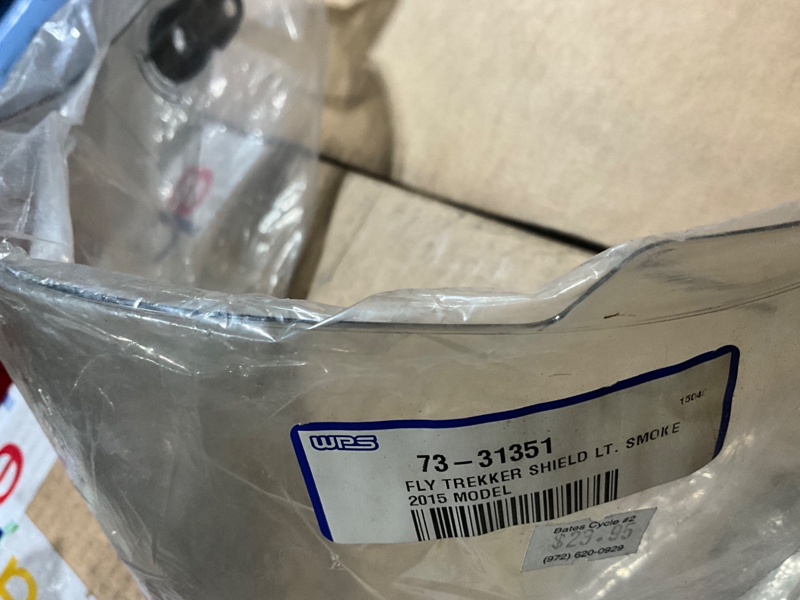 (3) NOS FLY TREKKER 2015 helmet shield visor smoke clear dark 3 for $$