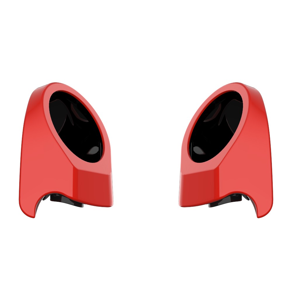 Advanblack 6.5 inches Speaker Pods PERFORMANCE ORANGE Fits Harley King Tour Pack