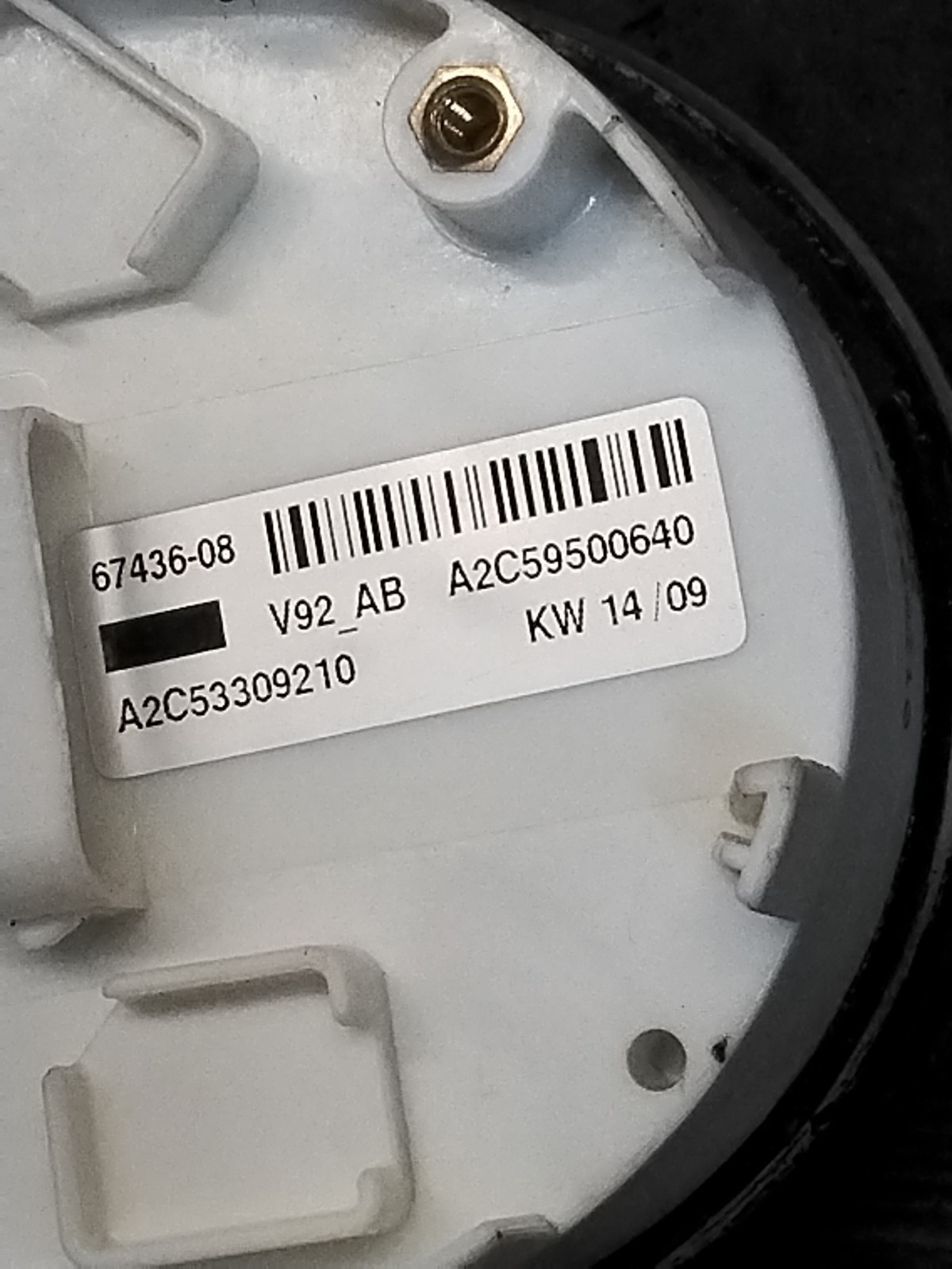 Harley 2009 Xl883 Sportster Speedometer Unknown Miles Chrome Trim Damage Rt-711