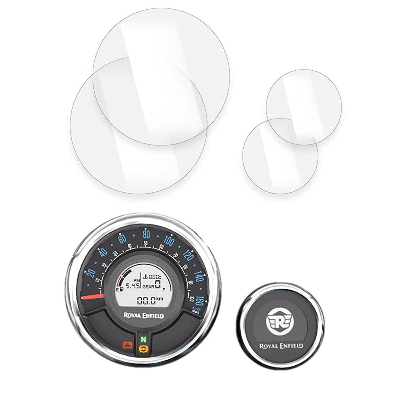 Instrument Cluster Screen Protector For Royal Enfield Meteor 350 Scram 411