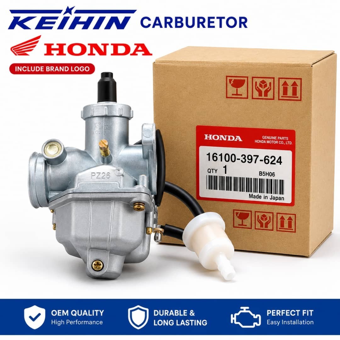 Keihin OEM Carburetor for Honda CG125 CB125 SL125 GL125 (PZ26) 16100-397-624
