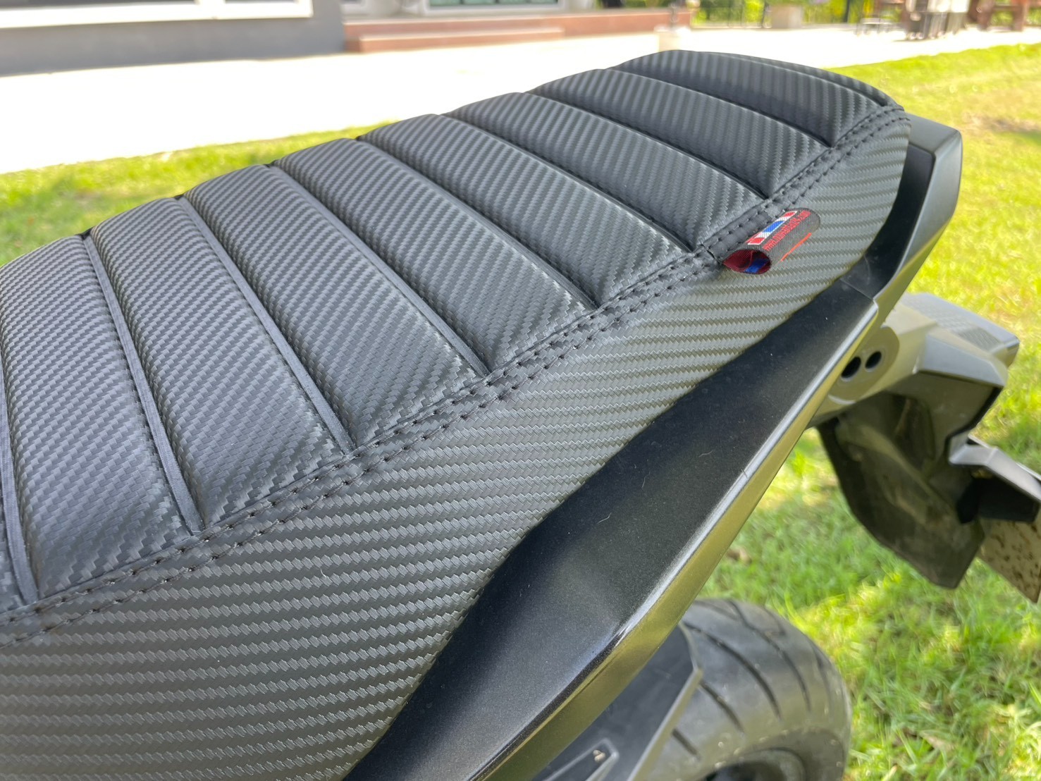 Honda grom 125 msx125 2017 2018 2019 2020 flat complete seats black Stitch v.25