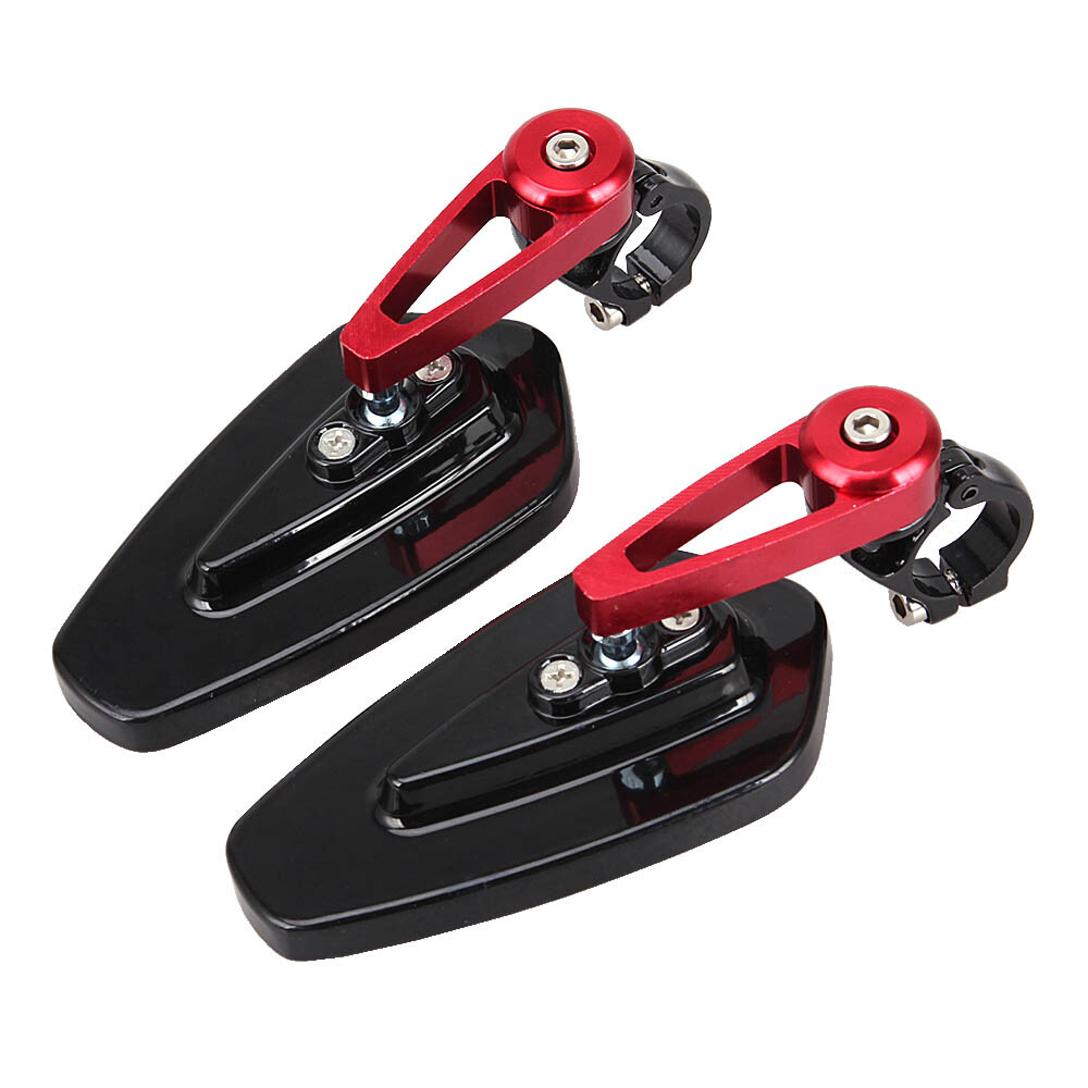 Motorcycle Arrow Oval 7/8″ Bar End Under Over HandleBar Rearview Side Mirror US