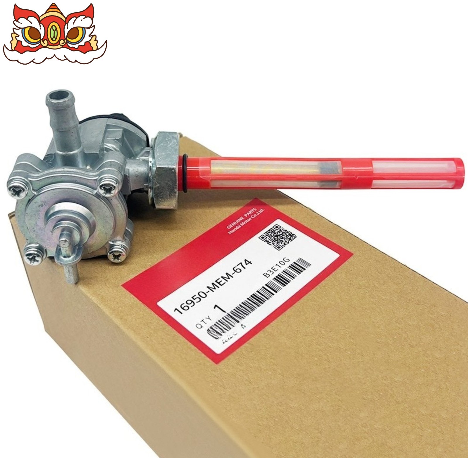 NEW Honda VTX1300C/R/S/T Fuel Valve Petcock On Off Switch 16950-MEM-674