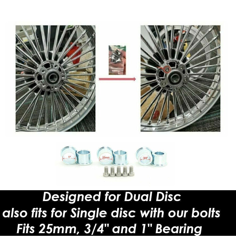 16X3.5 Fat Spoke Wheels Rims For Harley Sportster X48 Forty Eight Softail FLSTF