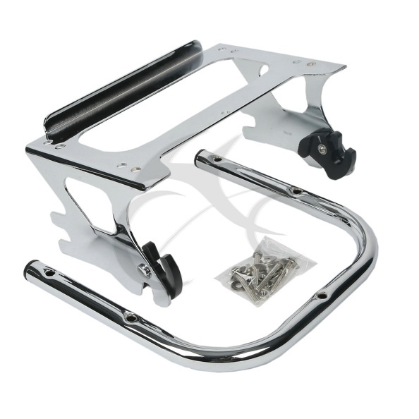 Chopped Trunk Mount Rack Docking Hardware Fit For Harley Touring 1997-2008 2007