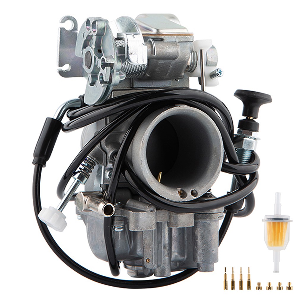 Racing Flat Slide Carburetor TM40 w/ Power Jet For Honda XR650L TM40-6 TM 40mm