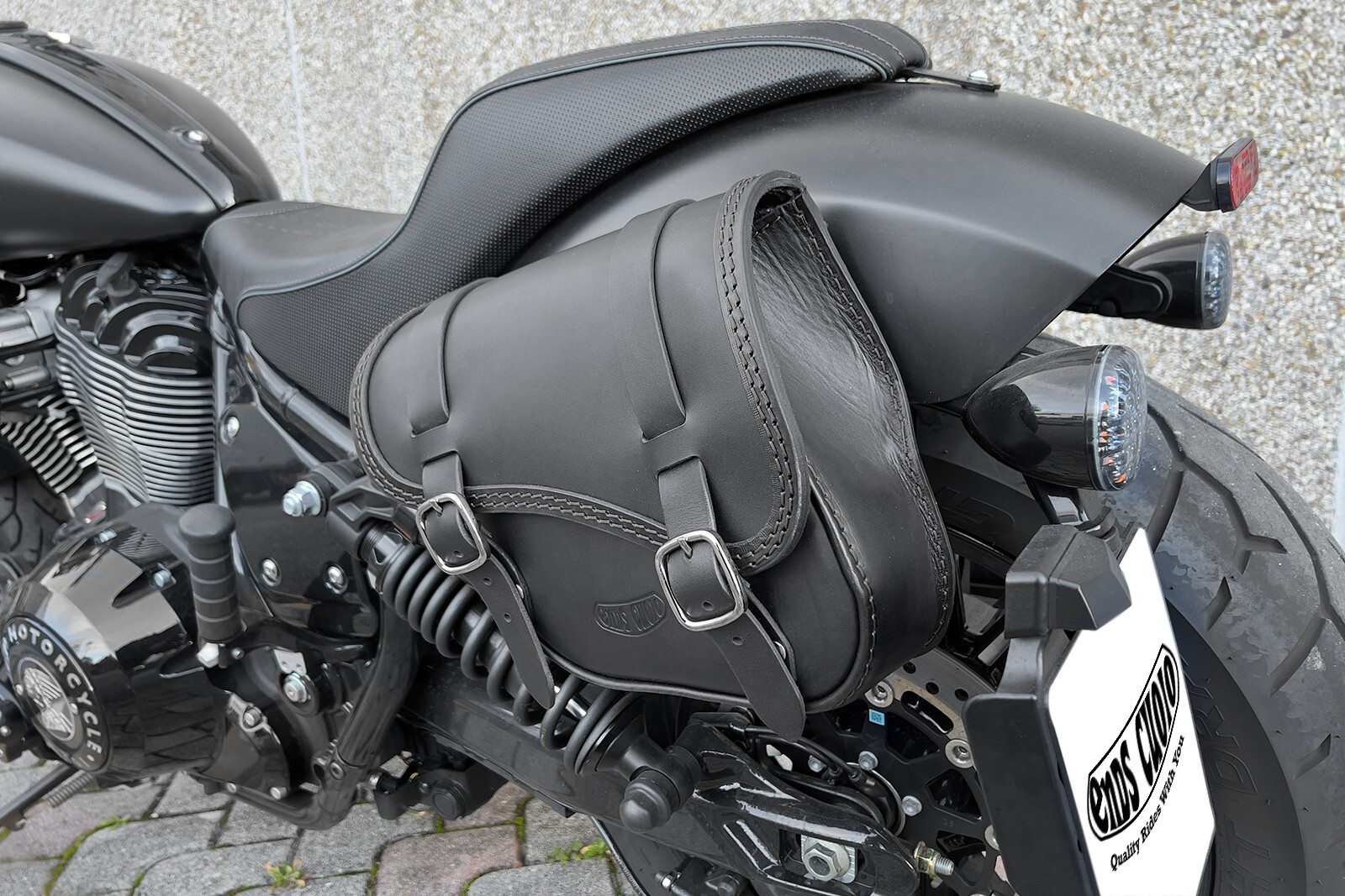 LEATHER SADDLE BAG LEFT SIDE FOR 2023 – 2024 INDIAN SPORT CHIEF ENDSCUOIO