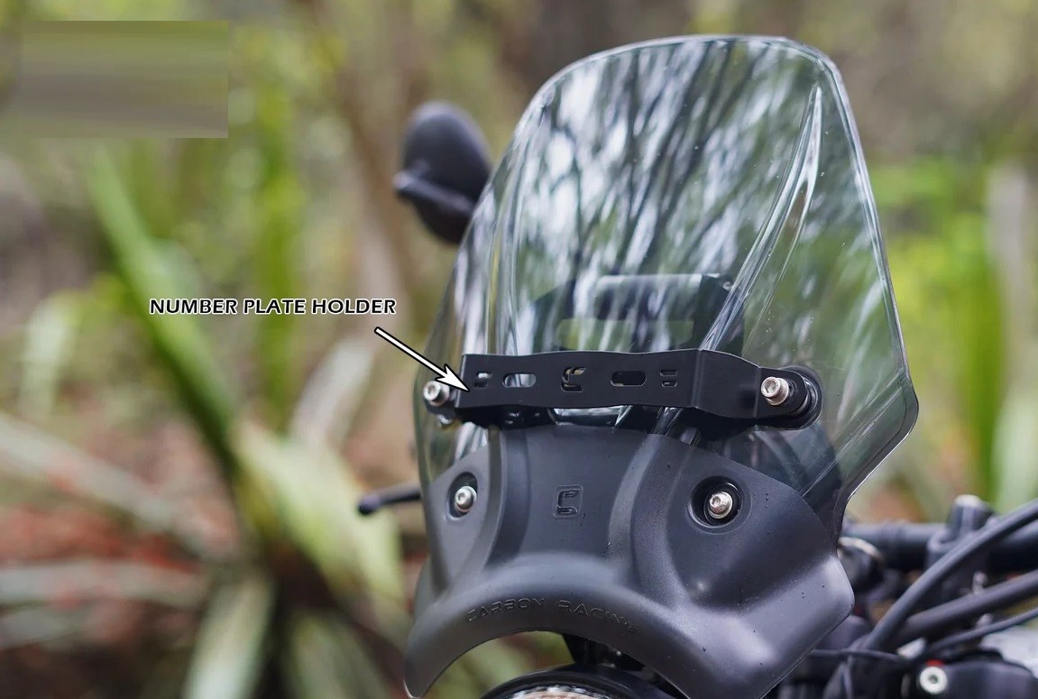 3 In 1 Windshield Fit for Royal Enfield NEW HIMALAYAN 450