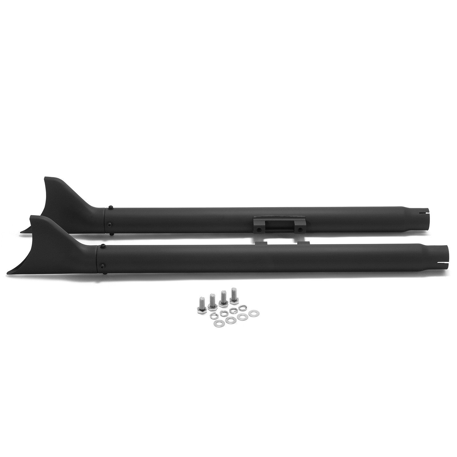 33IN. Fishtail Slip ons Mufflers Exhaust for 2009 Softail Deluxe 2007-2017 2010