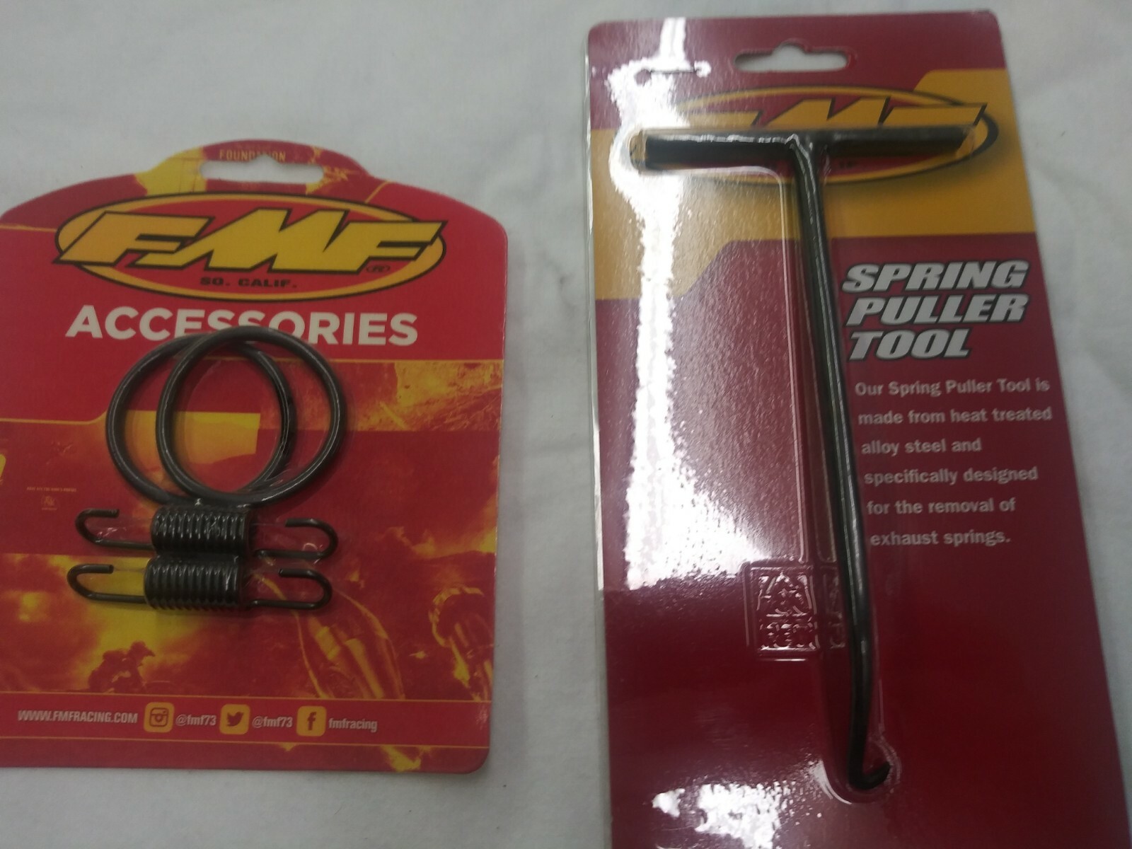 FMF Exhaust Pipe Springs & O-Ring Kit Kawasaki KX80 / KX100 & Spring Puller Tool