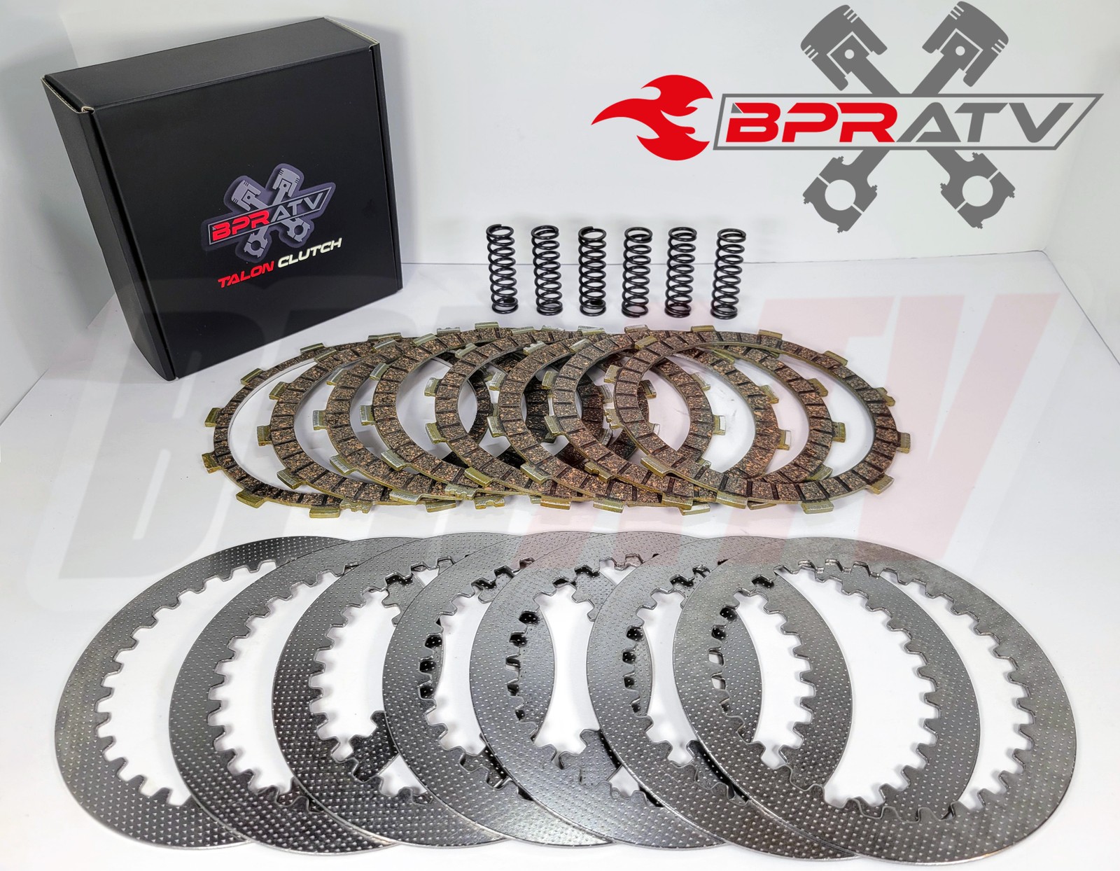 BPRATV Honda CRF450R CRF 450R Heavy Duty Steel Plates Fibers Springs Clutch Kit