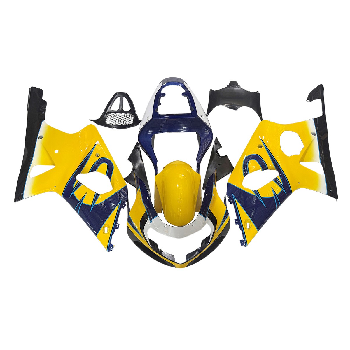 Full Fairing Kit for Suzuki GSXR1000 2000 2001 2002 Plastics Injection Bodywork