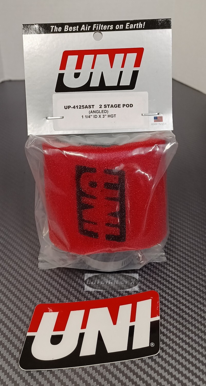 Honda XR70 XR80 CRF80 Uni Clamp On High Flow Dual Stage Air Filter UP-4125AST