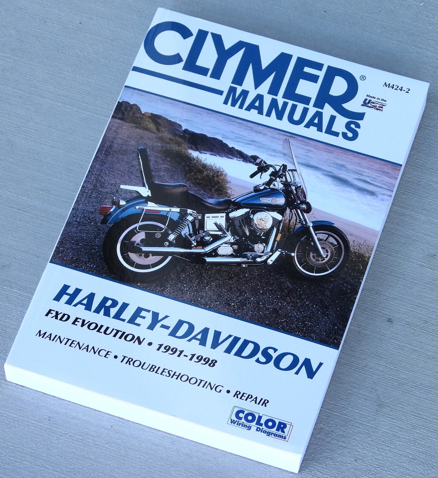 1991-1998 Harley Dyna Super Wide Glide Evolution FXD FXDS CLYMER REPAIR MANUAL