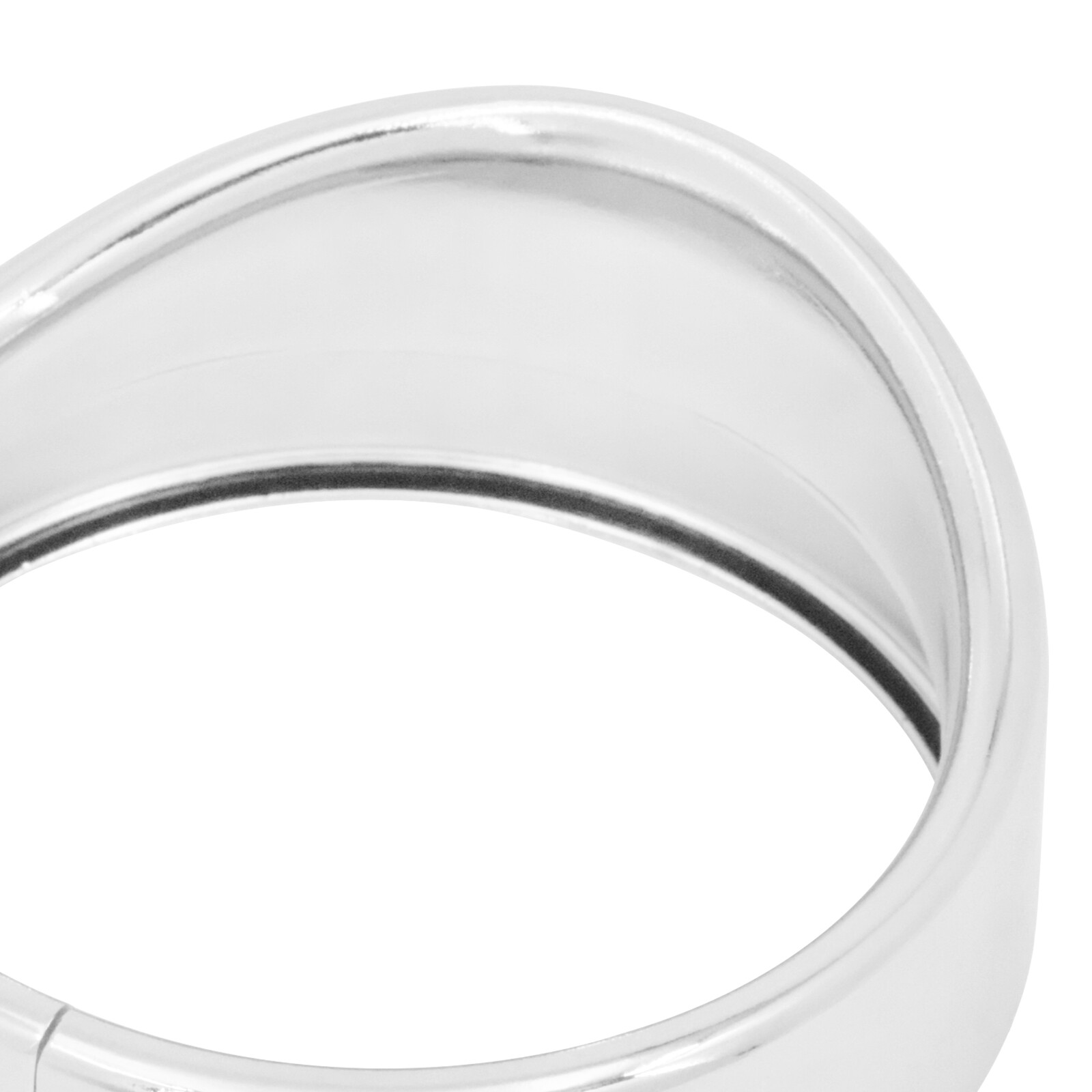 4.5” Chrome Auxiliary Fog Light Trim Visor Ring Fit For Harley Touring Softail