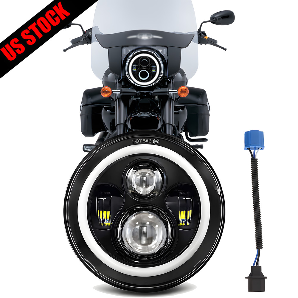 LED Headlight Kit For Suzuki Intruder Volusia VS VL 700 800 1400 1500 Boulevard
