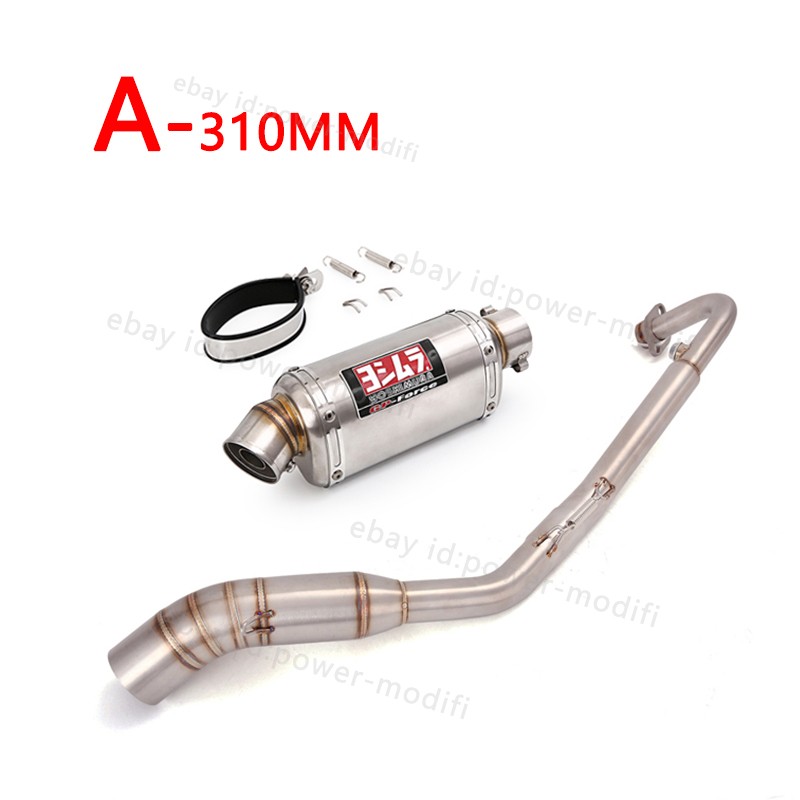 For Kawasaki Z125 Pro 2017-2024 Full Exhaust System Header Pipe Silencer Muffler