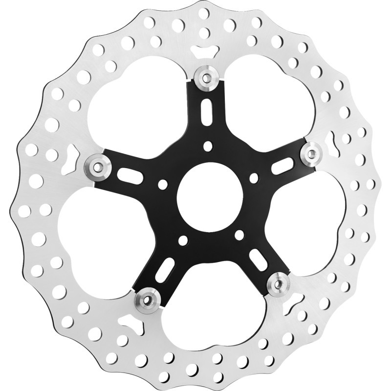 Arlen Ness 12.6in. Jagged Front Floating Brake Rotors 300-094