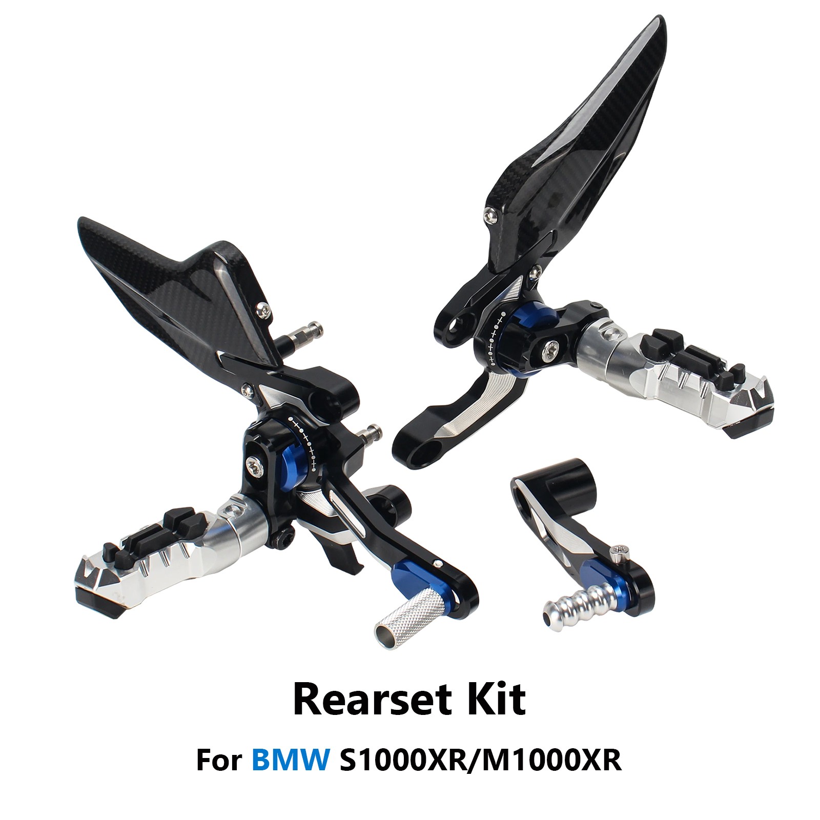 Adjustable Rearsets Footpegs Pedal Kit For BMW S1000XR 2019-ON M1000XR 2023-ON
