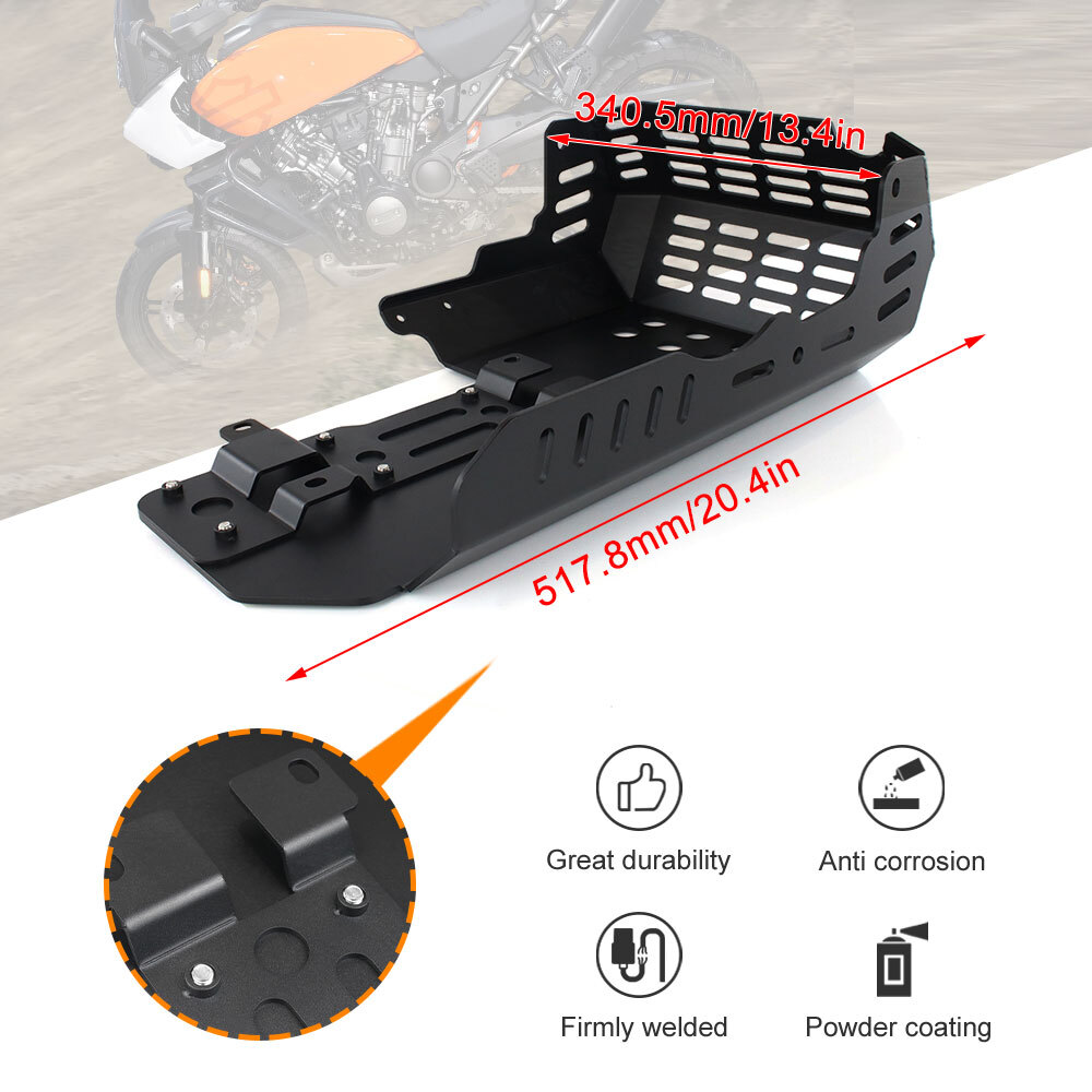 Skid Bash Plate Engine Guard Fit For Harley Pan America 1250/1250s 2021-2024