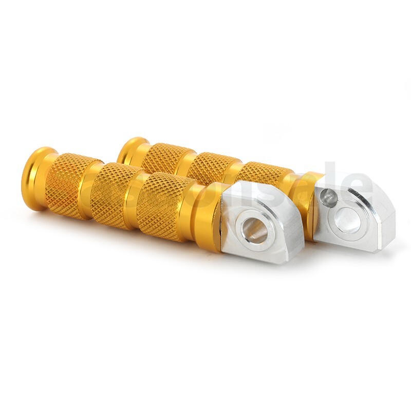 [SASA] GOLD CNC Billet Anodized Rear Foot Pegs for Yamaha YZF R6 R1 R6S V-MAX