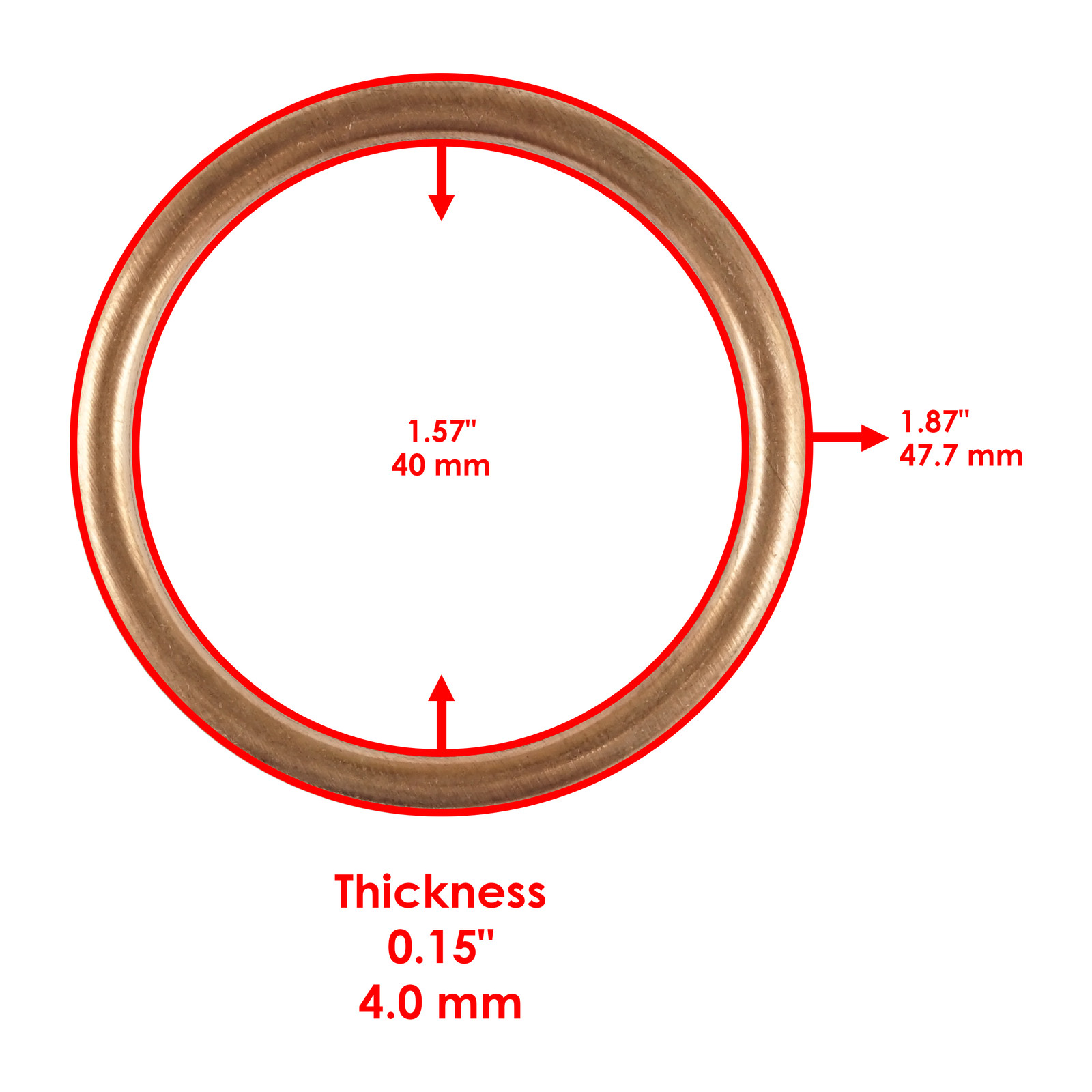 Exhaust Pipe Gasket for Honda CRF450R CRF 450R 2002-2017