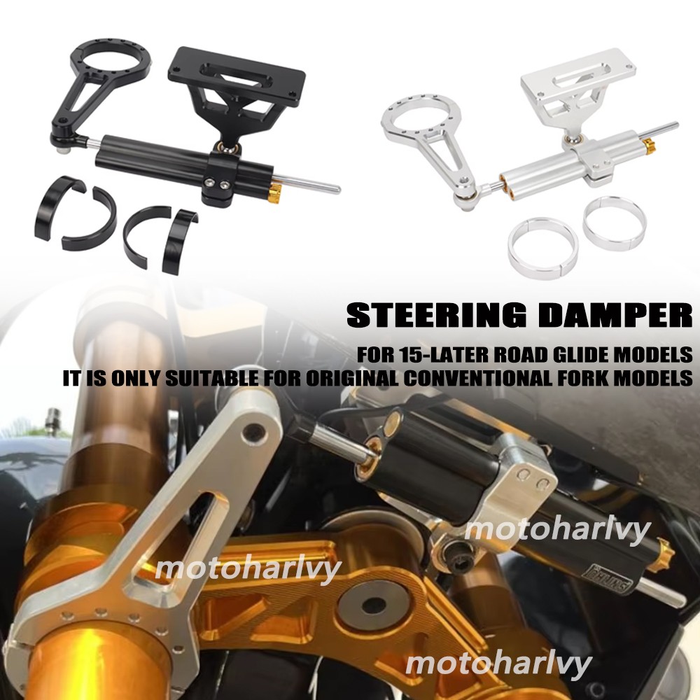 For Touring Road Glide models 2015-2026 New Motorcycle Steering Damper Bracket