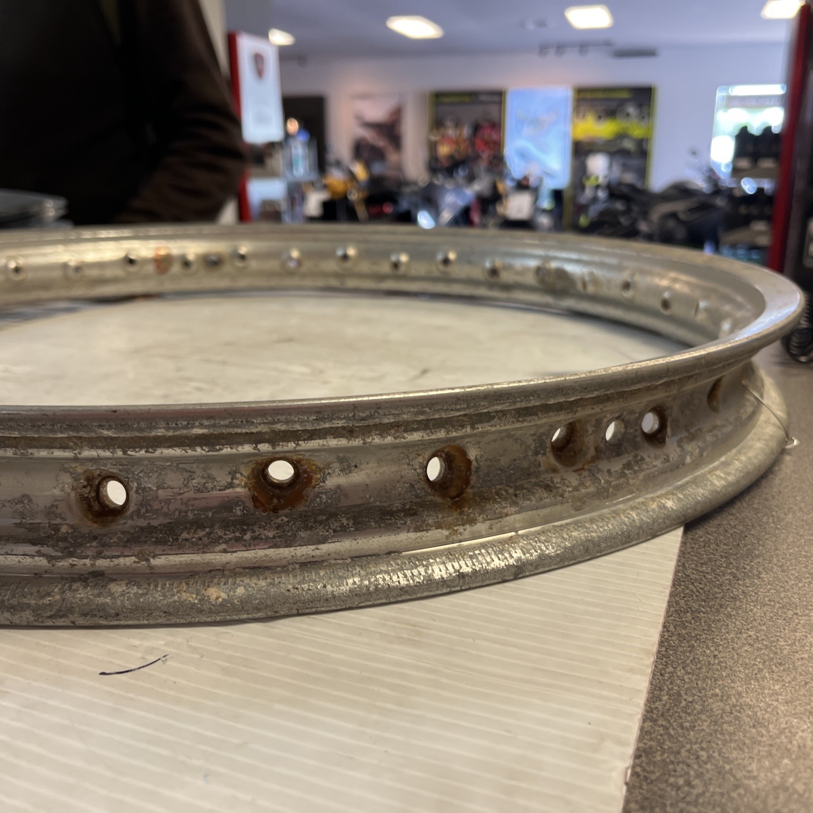DID 1.60” x 21” 36 HOLE ALLUMINUM MOTORCYCLE RIM