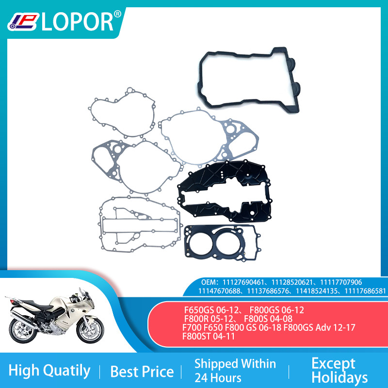 LOPOR Engine Cylinder Crankcase Repair Gasket Apply to F800GS F650GS 06-12