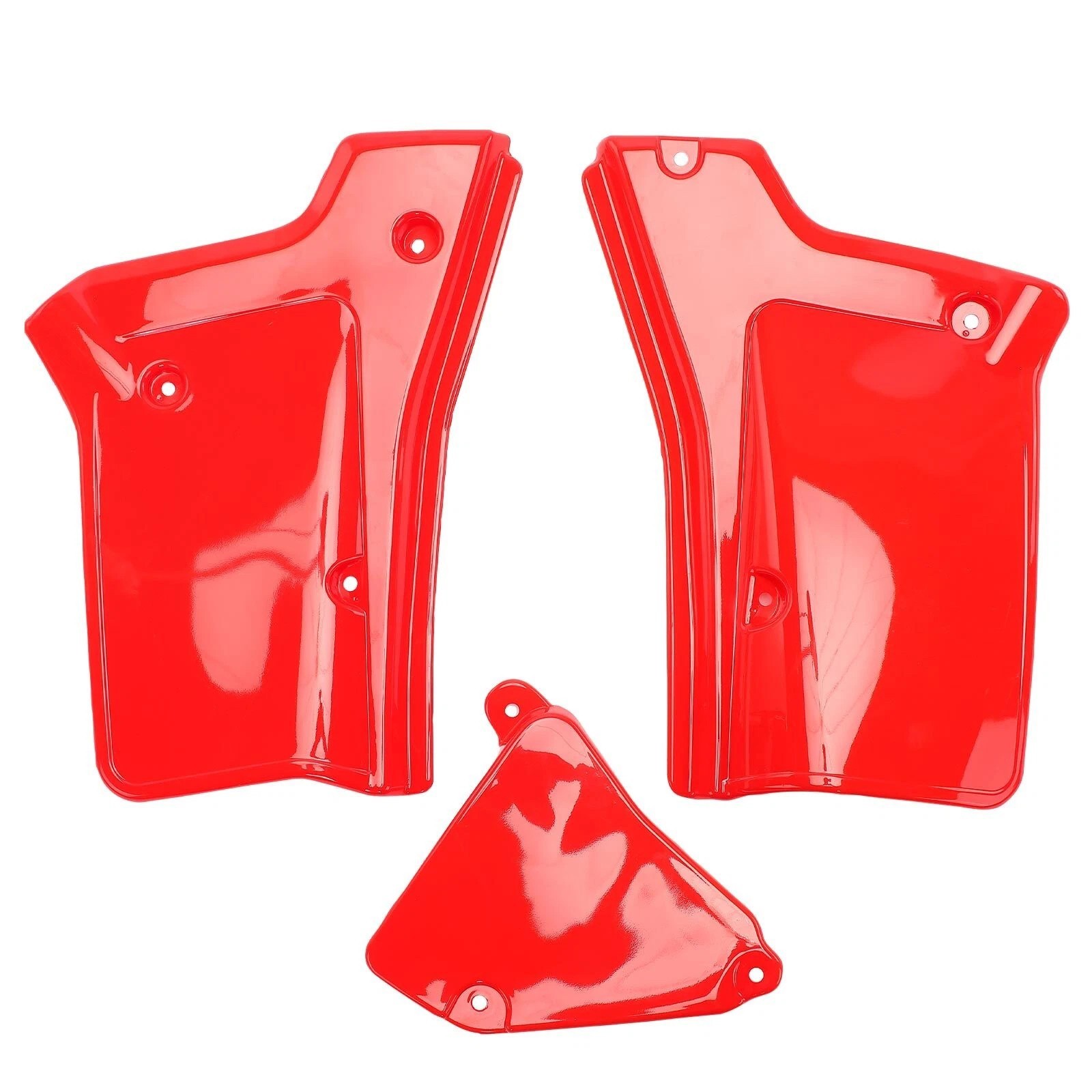 Red Left &Right Side Panels Covers Set For Honda XR200R 1984-2002 XR250R 84-1985