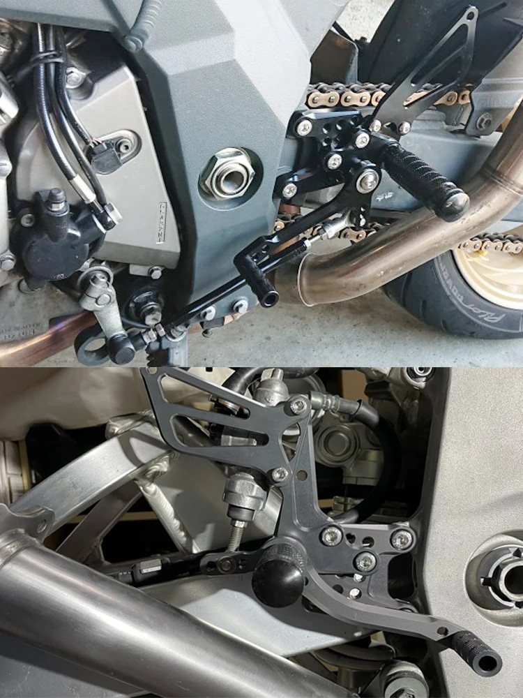 CNC Adjustable Rearset Footpegs for Suzuki GSXR 600 750 SV650 SV1000 Motorcycle