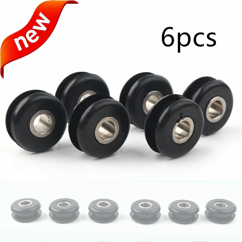 For Softail Fat Bob Gas Tank Flat Side Mounting Rubber Bushing Steel Inserts Set