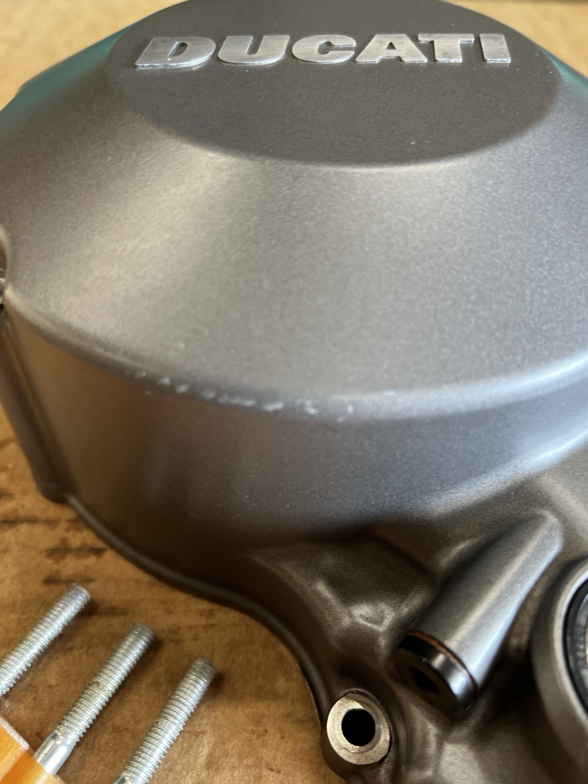 Ducati Performance Magnesium Wet Clutch Cover 24331031C-A1 W/ Oil Sensor