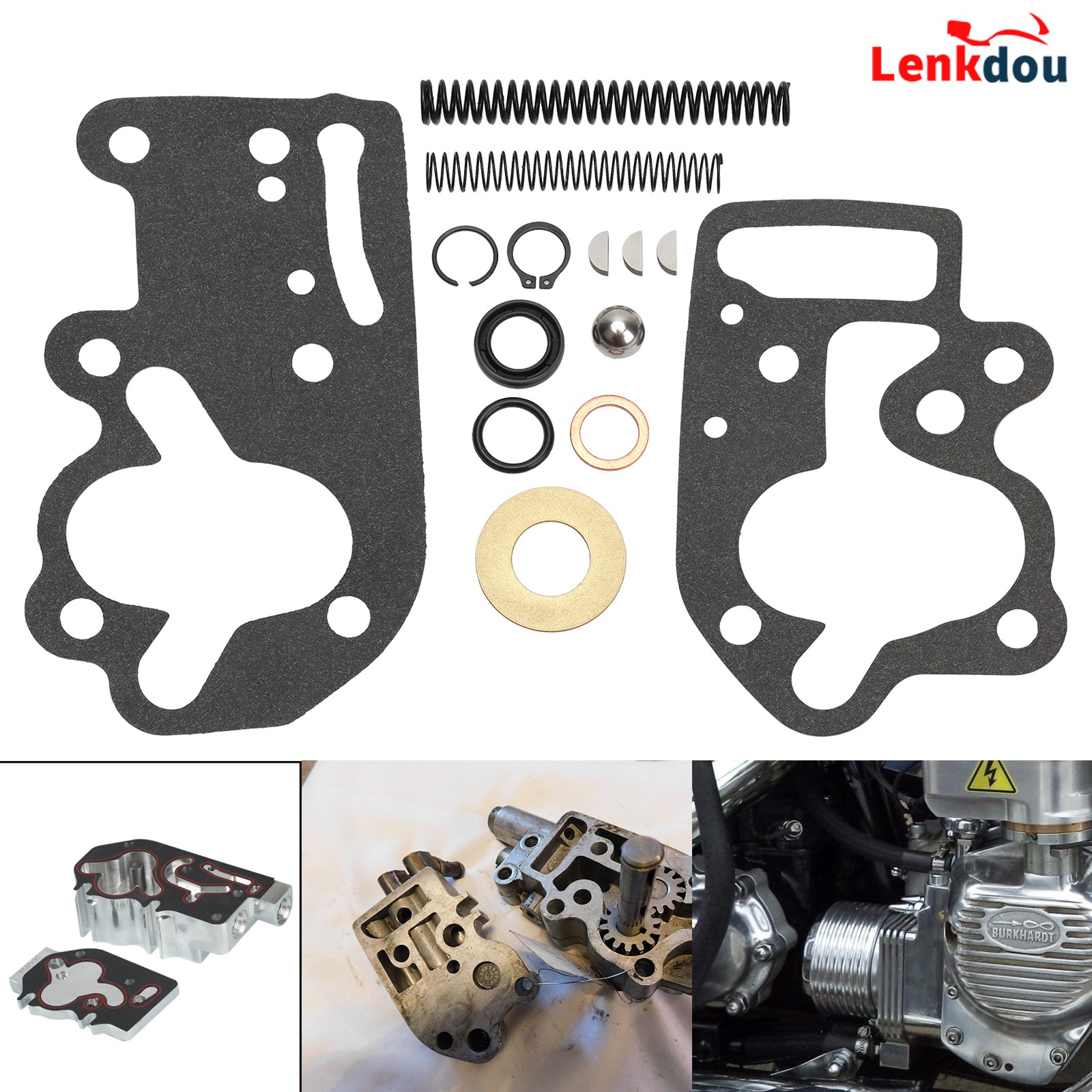 Oil Pump Gasket Rebuild Kit For Harley Shovelhead FL 1968/1980 Softail FXS 71-80