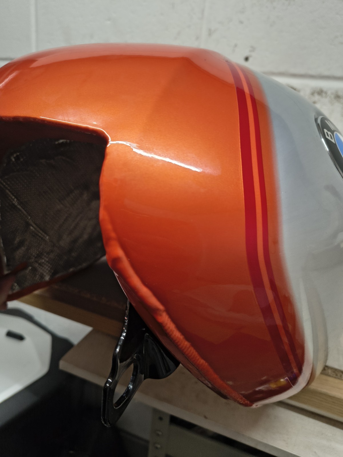 BMW R12S Fuel Petrol Tank Lava Orange R12 S 2025 16115B35945