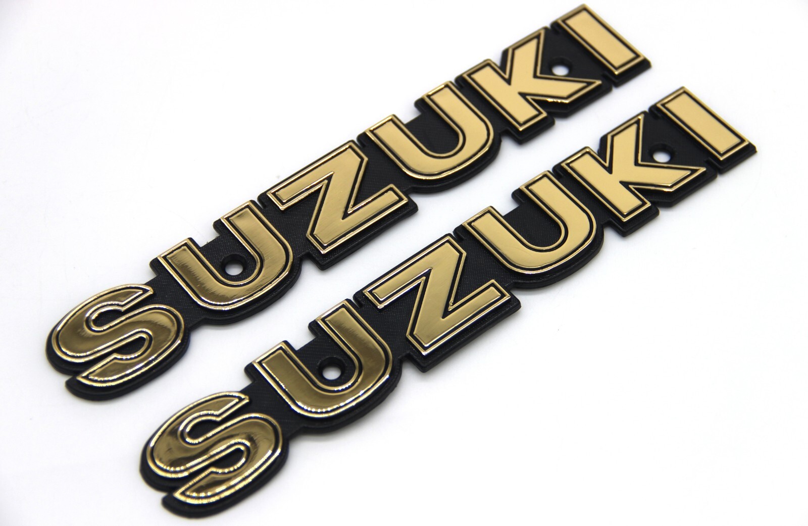 Fits NOS Suzuki Fuel Tank Emblem gs1000 gs750 gs550 gs400 gs 850 (2 piece set)