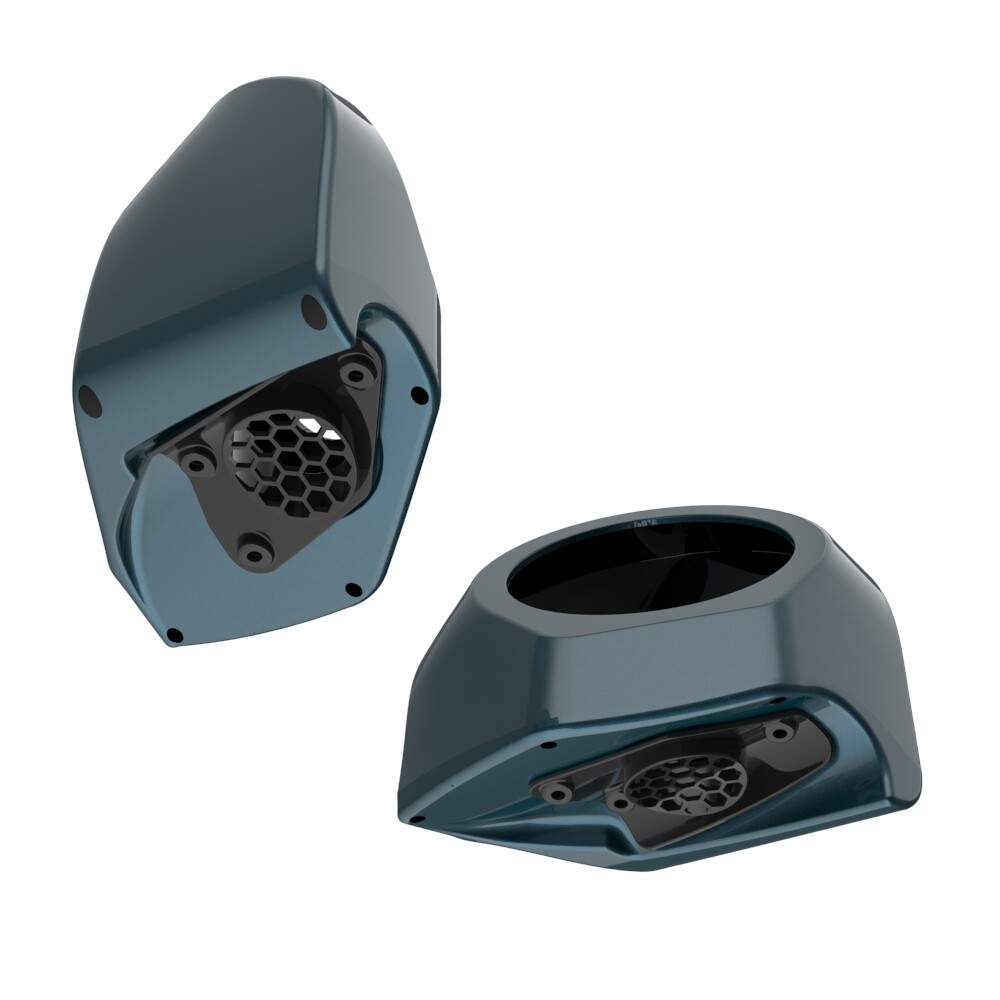 Spruce 6.5 inches Speaker Pods Fits Advanblack & Harley King Rear Trunk