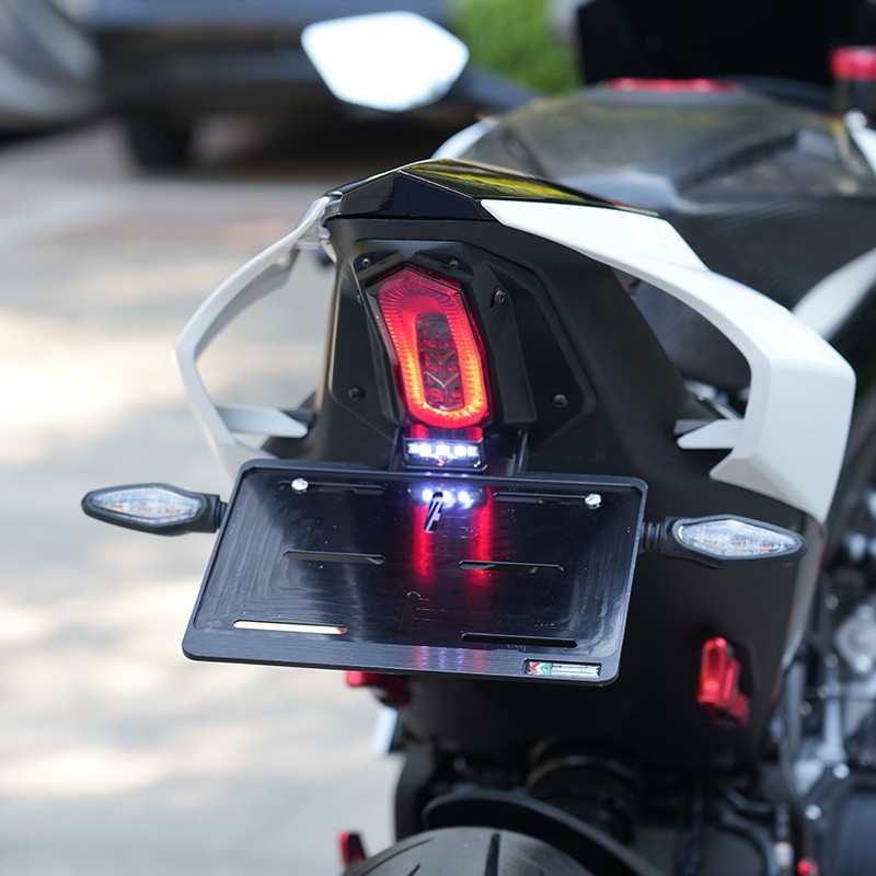License Plate Holder With Tail Light Brake Lamp For CF-MOTO 675SS 675SR-R 675NK