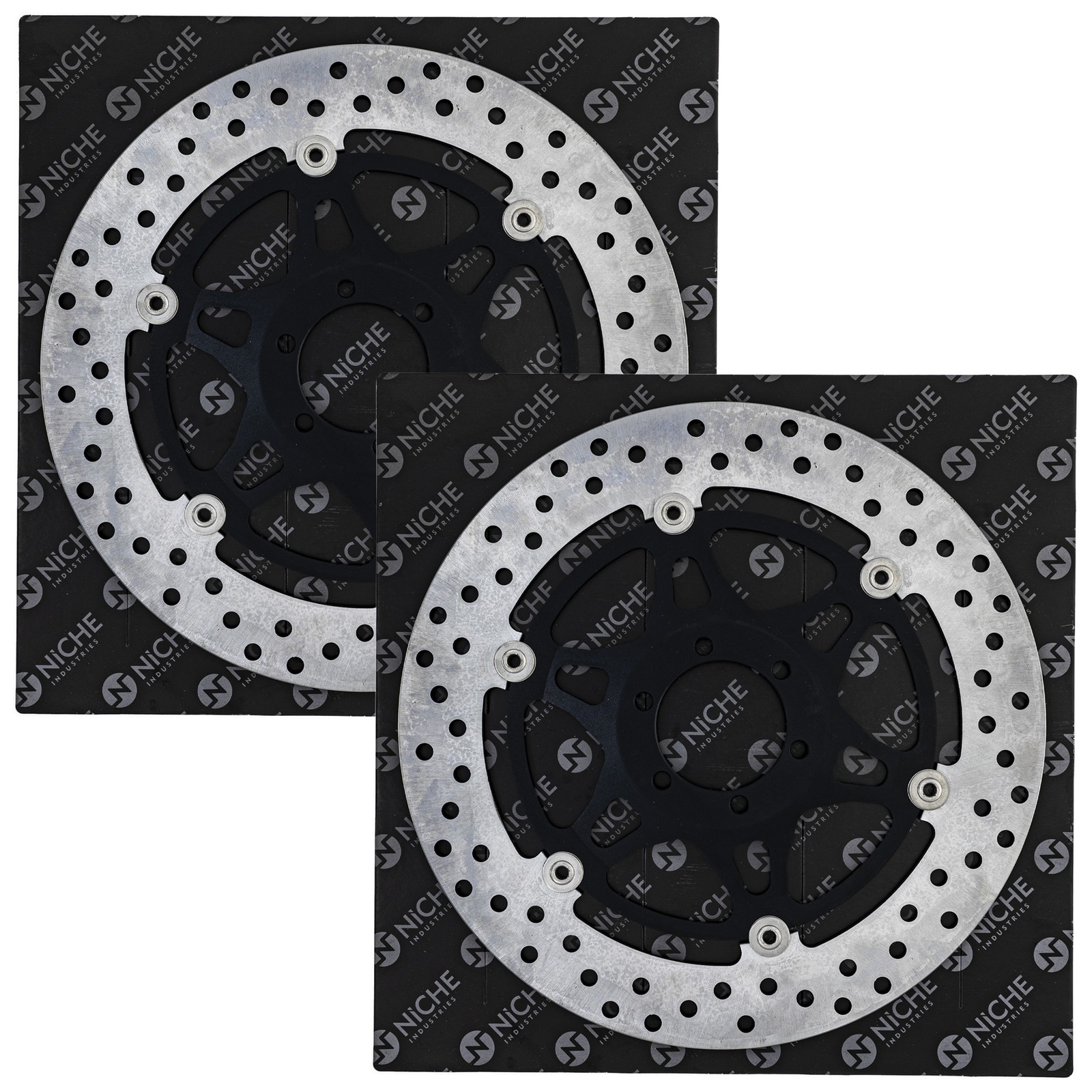 NICHE Front Brake Rotor Set For Yamaha FZR1000 FZ750 YZF750R 4KG-2581T-20-00