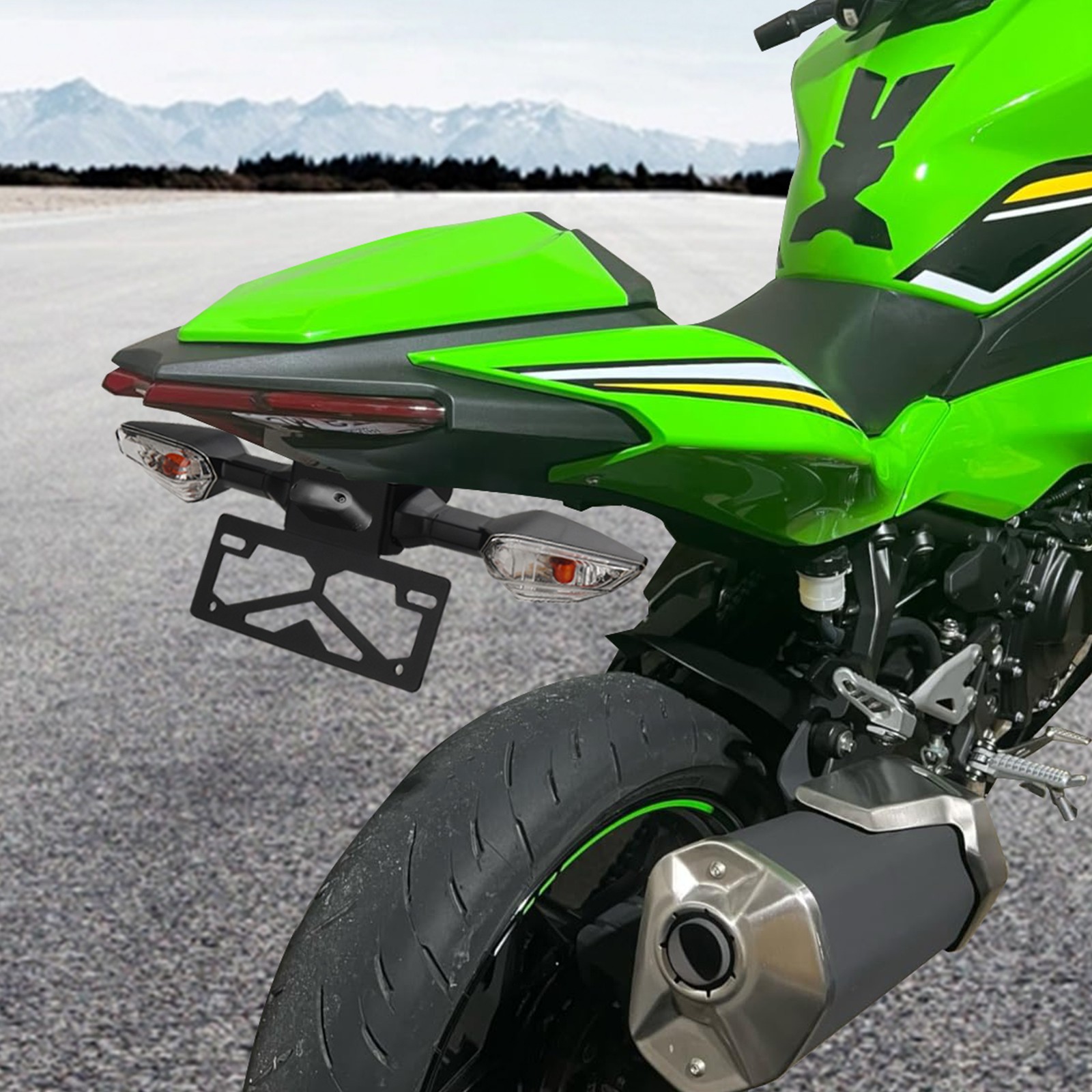 Fender Eliminator Tail Tidy License Plate Holder For Kawasaki Ninja 250 400 500