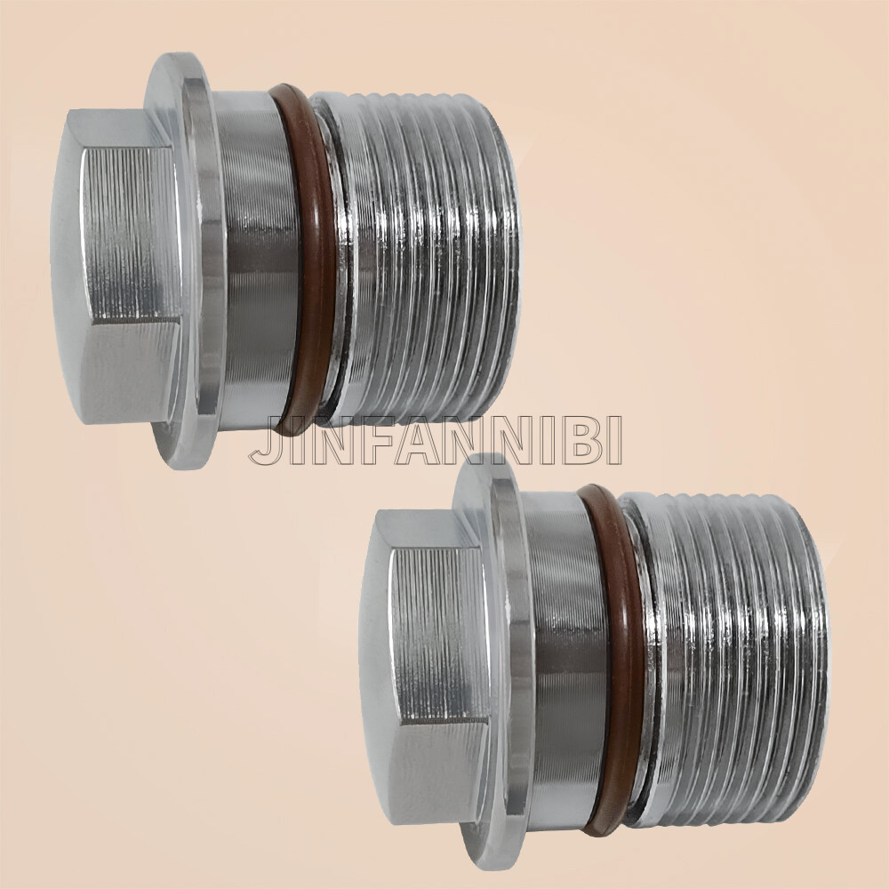 2PCS Fork Bolt Caps for Honda CB450 CB500 CB550 CB750 MT250 XL250 XL350 CR250
